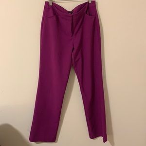 Nicole Miller Magenta Trousers